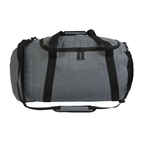 Sac de sport en polyester twotone avec bretelles extractibles et poche porte-chaussures - 2