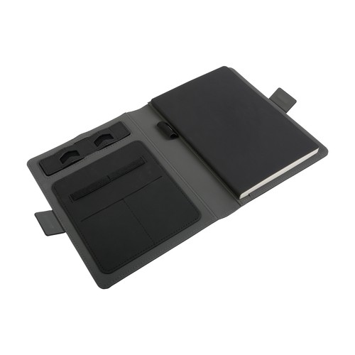 Organisateur Tech avec chargeur sans fil et cahier (A5) - 4