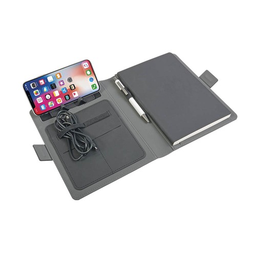 Organisateur Tech avec chargeur sans fil et cahier (A5) - 6