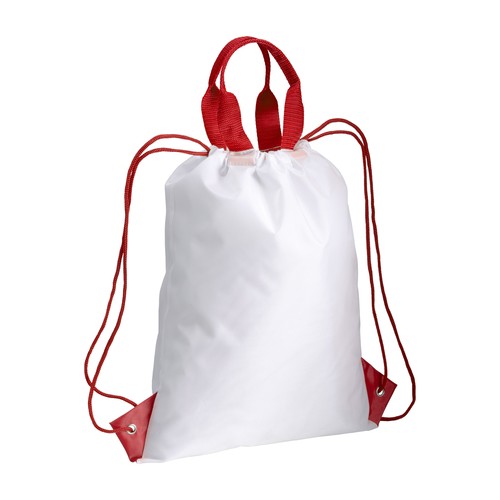 Sac à dos en polyester 210T avec poignée personnalisée