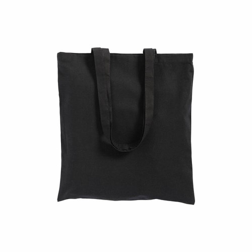 Sac shopping en coton 180 g/m2 avec anses longues et soufflet - 2
