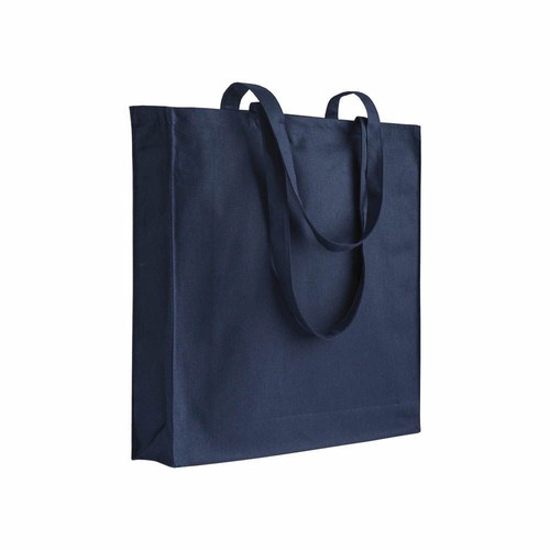 180 g/m2 cotton bag with long handles and gusset