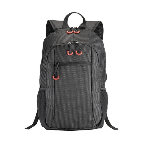 Sac à dos porte PC en dobby nylon avec 3 poches - 2