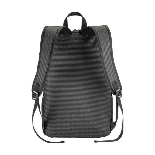 Sac à dos porte PC en dobby nylon avec 3 poches - 3