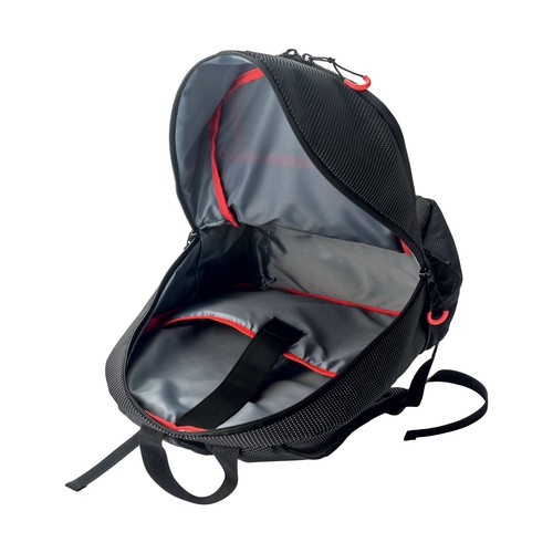 Sac à dos porte PC en dobby nylon avec 3 poches - 4