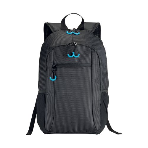 Sac à dos porte PC en dobby nylon avec 3 poches - 2