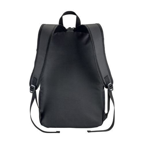 Sac à dos porte PC en dobby nylon avec 3 poches - 3