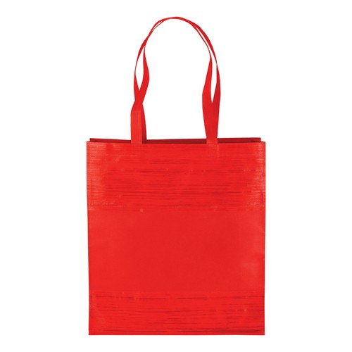 Sac Shopping en TNT thermo-saudé, avec anses longues et soufflett - 2