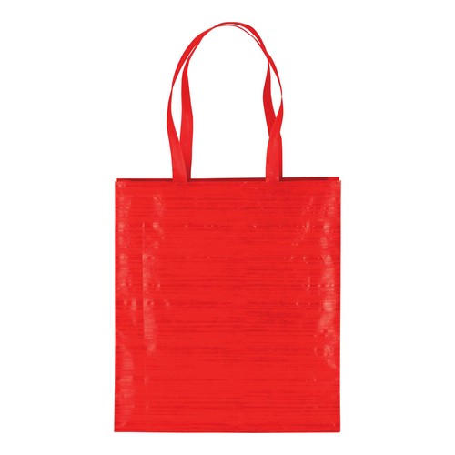 Sac Shopping en TNT thermo-saudé, avec anses longues et soufflett - 3