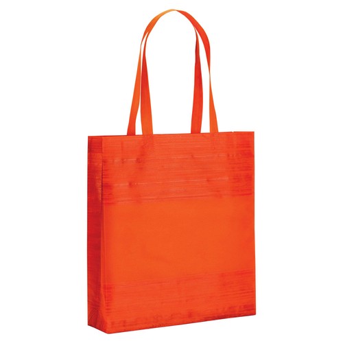 Non woven thermowelved shopping bag with gusset