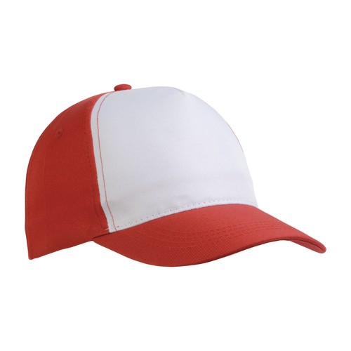 Chapeau en polyester, 5 panneaux, réglagé à velcro - 1