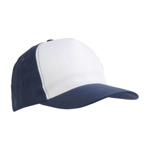Chapeau en polyester, 5 panneaux, réglagé à velcro - 1