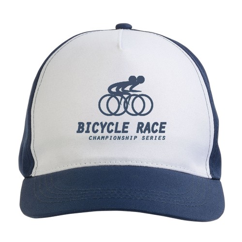 Chapeau en polyester, 5 panneaux, réglagé à velcro - 3