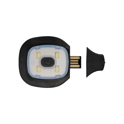 Bonnet en maille 100% acrylique epais avec lumiere LED amovible et rechargeable via USB - 4