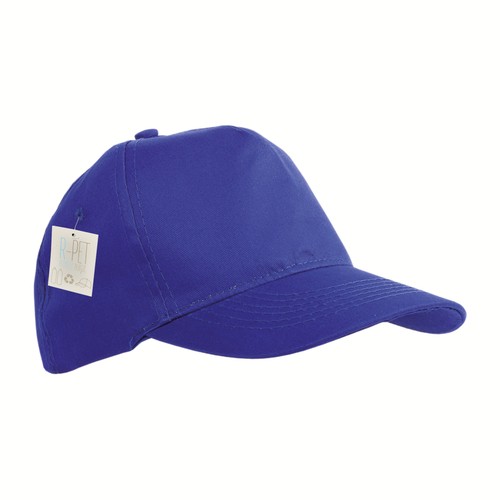 Casquette en RPET, 5 panneaux, fermeture en velcro - 3