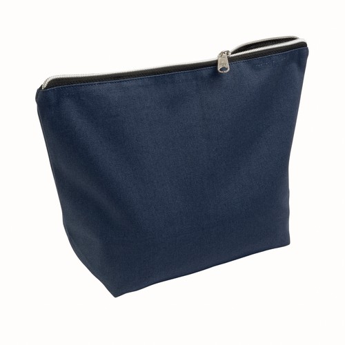 Beauty case en Coton brossé personnalisé avec zip