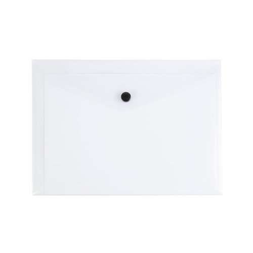 SOBRE DE DOCUMENTO PP 150 CON 1 BOLSILLO Y CIERRE DE CLIP (A5)