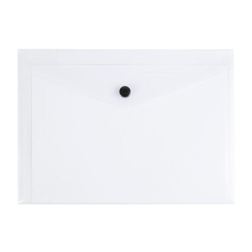 SOBRE DE DOCUMENTO PP 150 CON 1 BOLSILLO Y CIERRE DE CLIP (A4)