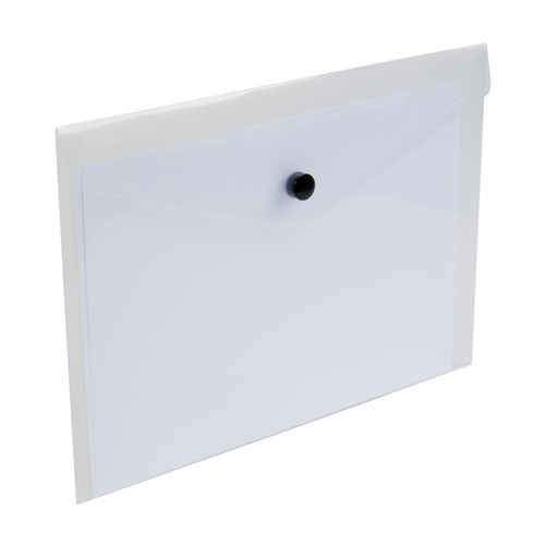 Busta portadocumenti in PP 150 con 1 tasca e chiusura a clip (A4) Busta portadocumenti in PP 150 con 1 tasca e chiusura a clip (A4)