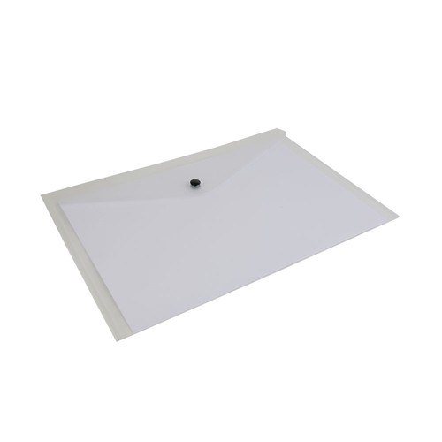 Busta portadocumenti in PP 150 con 1 tasca e chiusura a clip (A4) Busta portadocumenti in PP 150 con 1 tasca e chiusura a clip (A4)