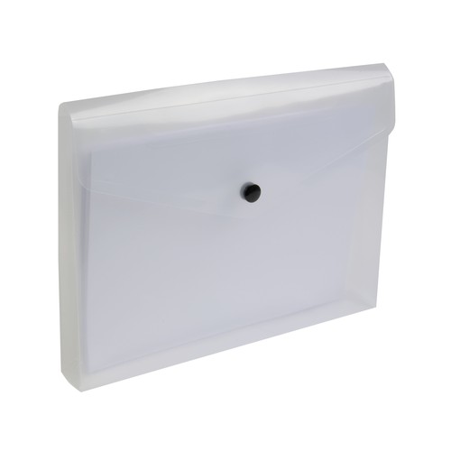 Porte-documents en PP 150 avec 1 poche et fermeture à clip (A5), avec soufflet - 2