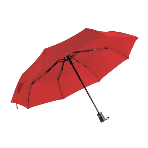 Mini-parapluie automatique, en tissue de soie naturelle, gaine - 1