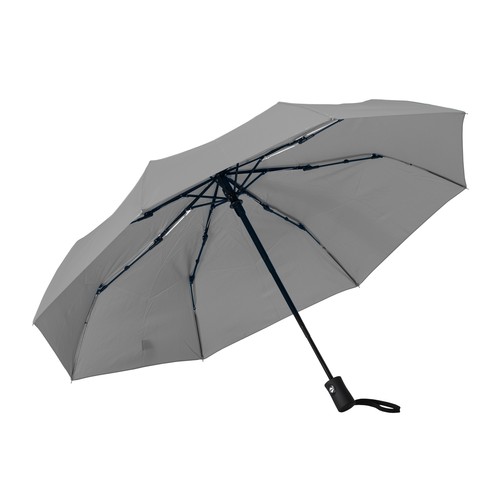 Mini-parapluie automatique, en tissue de soie naturelle, gaine - 1