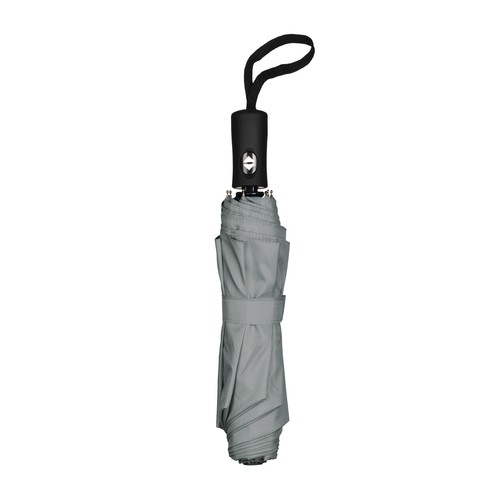 Mini-parapluie automatique, en tissue de soie naturelle, gaine - 3