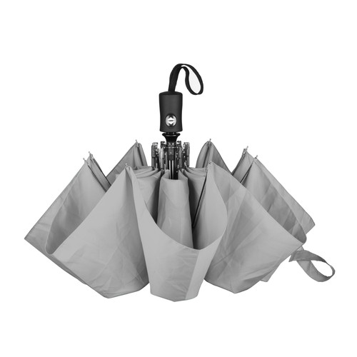 Mini-parapluie automatique, en tissue de soie naturelle, gaine - 8