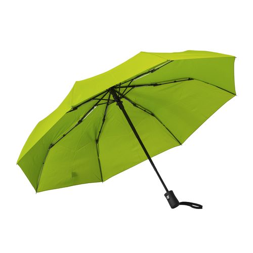 Mini-parapluie automatique, en tissue de soie naturelle, gaine - 1