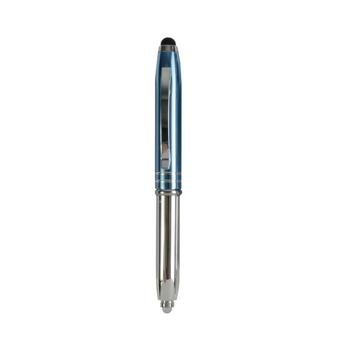 Touch screen ballpen with light