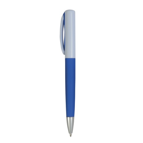 Stylo twist en plastique avec partie colorée caoutchoutée - 2