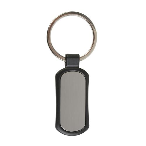 Porte-clés en aluminium satiné - 2