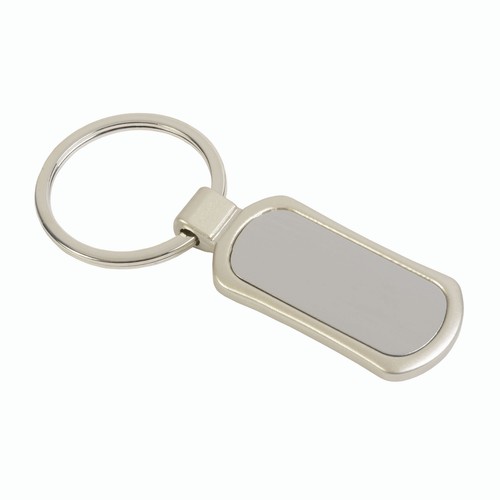 Frosted aluminium key chain