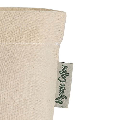 Organic cotton shopping bag, long handles and buttom gusset Organic cotton shopping bag, long handles and buttom gusset