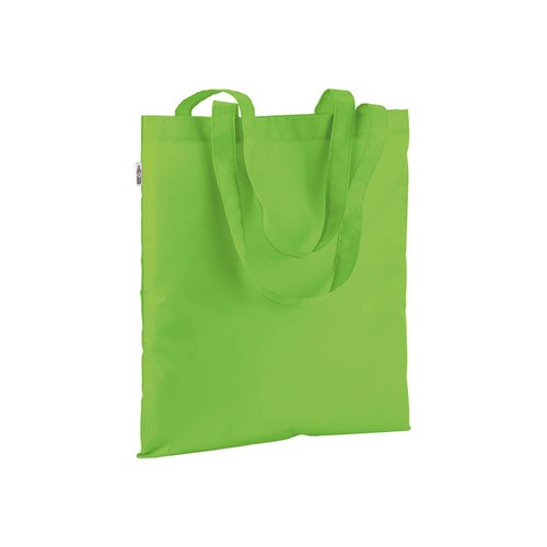 210T RPET shopping bag, long handles
