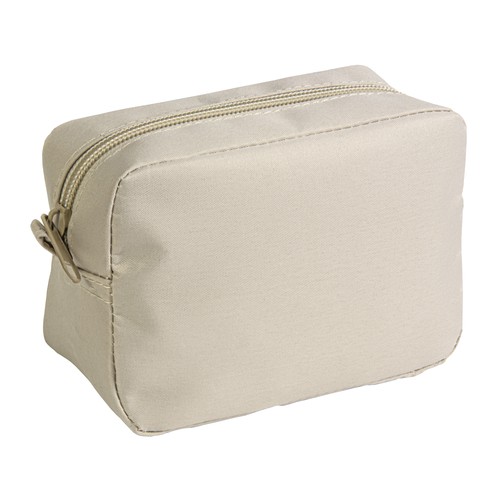 Beauty case en microfibre personnalisé avec fermeture zip