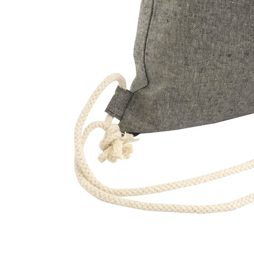 Sac à dos en coton recyclé effet mélange - 3