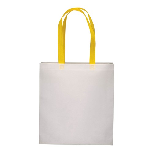 Shopper avec soufflet en TNT 80g/m2 thermosoudé, anses longues - 2