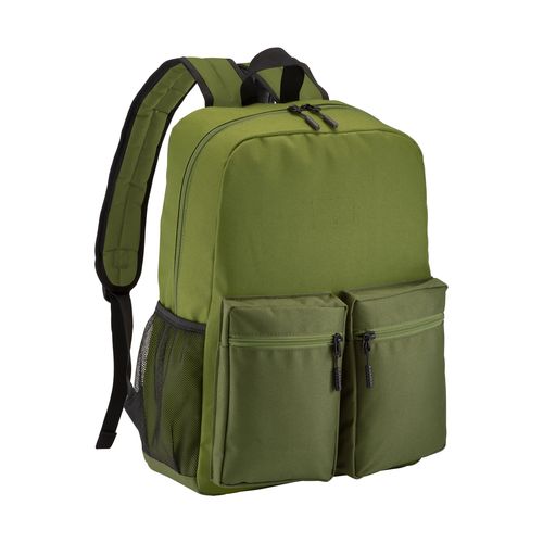 Sac à dos en polyester 600D avec cinq poches, deux bandoulières latérales en filet - 1