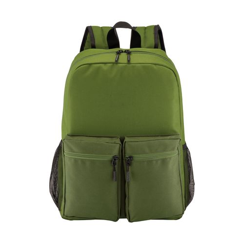 Sac à dos en polyester 600D avec cinq poches, deux bandoulières latérales en filet - 2