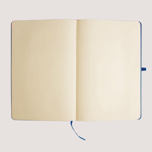 Bloc-notes en carton recyclé avec détails colorés - 2