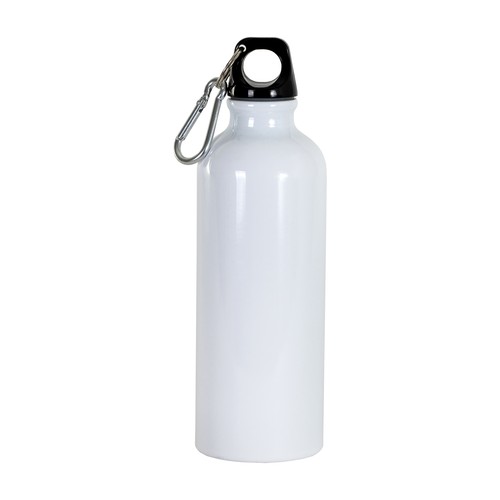 Gourde en aluminium avec mousqueton.500 ml. Adaptée pour la sublimation - 2