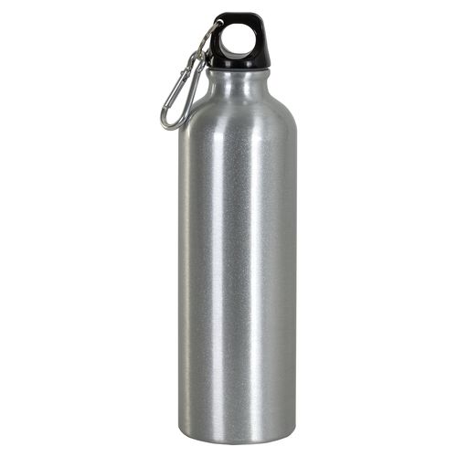 Gourde en aluminium avec mousqueton, 750 ml, no box - 1