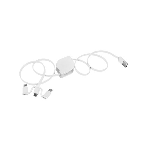 Cable d'alimentation USB type C, lightning, micro USB retractable - 2