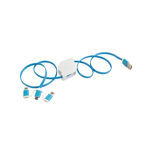 Cable d'alimentation USB type C, lightning, micro USB retractable - 2
