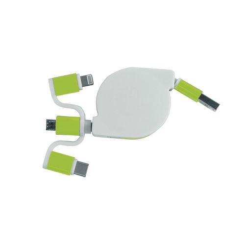 Cable d'alimentation USB type C, lightning, micro USB retractable - 3