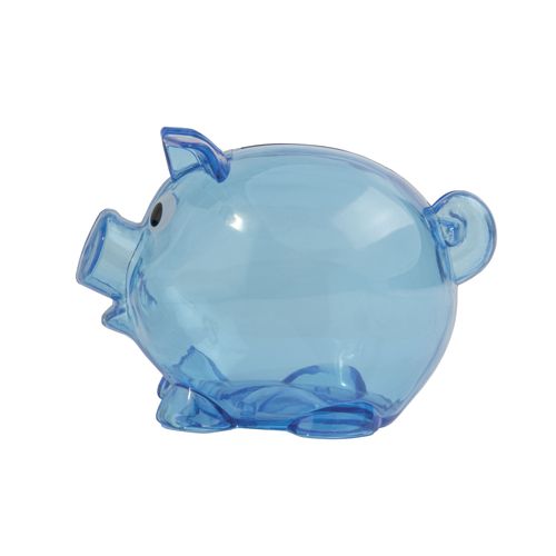 Tirelire en plastique en forme de porcelet réutilisable avec capuchon - 2