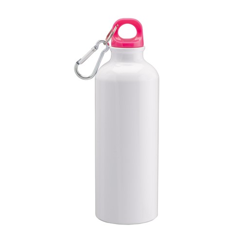 Gourde en aluminium avec mousqueton, 500 mL - 1
