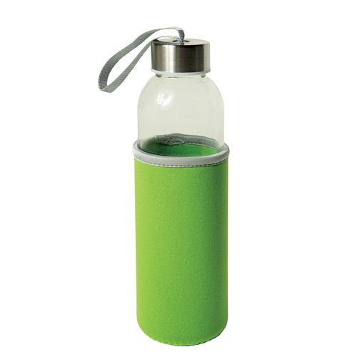 Gourde en verre avec bouchon en acier, 500 ml - 1